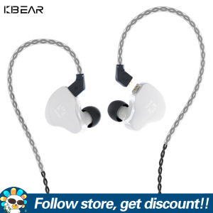 KBEAR Tai Nghe KS1 Tai Nghe Nhét Tai Có Dây Động Kép Tai Nghe IEM Nghe Nhạc Bass Tai Nghe Chơi Game Chạy Bộ Tai Nghe Khử Tiếng Ồn Màn Hình Có Thể Tháo Rời 2 Chấu Cho Điện Thoại Thông Minh Xiaomi Huawei IOS Android Máy Nghe Nhạc MP3 MP4 Máy Tính Xách Tay M