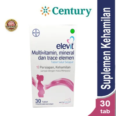 ELEVIT 30 TABLET / SUPLEMEN SEBELUM KEHAMILAN / SUPLEMEN KEHAMILAN