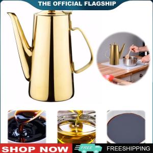 [VICKING6] Stainless Steel Tea Kettle Non- Slip Handle Water Pitcher Large Capacity Water Jug Wide Mouth for Hotel Restaurant
