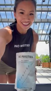 NO NASTIES Just Creatine 60 Servings 300g Halal Ultra-Fine Pure Creatine Monohydrate Boosts Muscle Strength & Power Delays Fatigue Ideal for Gym & Fitness Training