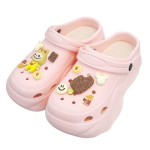 BL-9188-6 Sandal Baim EVA Rubber Sandal Wedges Fuji Tinggi 8CM Labubu EsKrim Import Fashion Terbaru