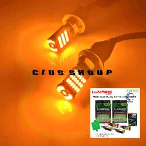 PAKET LAMPU MOTOR SEIN DAJJAL LUMINOSLED T10/T15/T16 CS1 45 MATA CANBUS SUPER BRIGHT TINGGAL PASANG