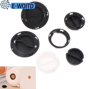 E-WOITD 5Pcs Vinyl Piggy Bank Plug Caps Hole Plugs Replace Replacement Stoppers Small Abs Bottom Cover