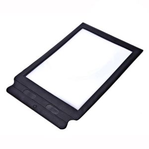 NOVAWEAR A4 Lenses Large Sheet Magnifier 3X Handheld Loupe Science Tool Reading Lens Useful Magnifying Glass Reading Newspaper