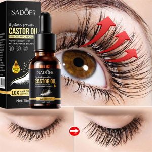 Natural Castor Oil Longer Eyelash Growth Serum Eyelash Treatment Eyebrow Growth Liquid Fast Growth