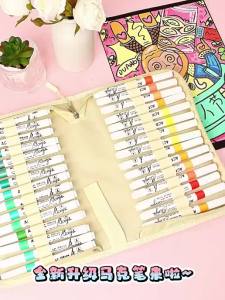Waterproof Acrylic Marker Pens Set for Students Children Graffiti DIY Guka Colorful Painting Brush round Tip Other Other A peak department store