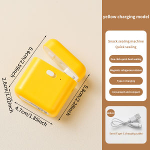 พลาสติก เครื่องซีลขนาดเล็ก แบบพกพา ชาร์จผ่าน USB ได้ ซีลเลอร์ความร้อน แบบพกพา รักษาความสดใหม่ เครื่องซีลถุงพลาสติก ห้องครัว