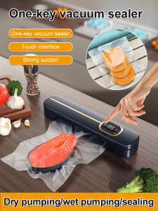 Household mini vacuum packaging automatic sealing machine