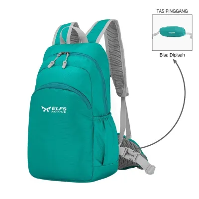 ELFS ACTIVE Tas Ransel Pinggang 19L Daypack Waist Bag Water Resistant ELF-TRIM