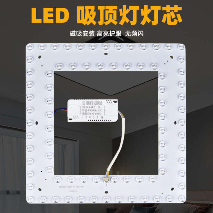 Ceiling LED Core Round Retrofit Panel Home Super Bright Replacement ...