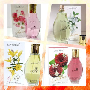 LOVE RIVER ROSE EDP 100ML FOR WOMEN PERFUME (ROSE/JASMINE/OSMANTHUS/DAHLIA/LILY/VIOLET/WILD BLUEBEL)