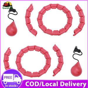 2Pcs 24 Sections Circle with Auto-Spinning Ball Fitness Ring Detachable Smart Circles for Fitness Workout
