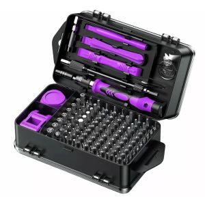 RGFV STORE Chống ăn mòn Bộ tua vít 115 trong 1 Đầu vít từ tính Độ chính xác Bộ dụng cụ sửa chữa Chuyên nghiệp Đầu vít nhỏ Bộ tua vít từ tính Sửa chữa máy ảnh