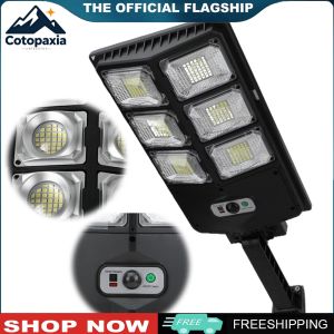 High Brightness Solar LED Street Light with Remote Control for Outdoor Parking Lot and Garden 100W IP65 Waterproof
