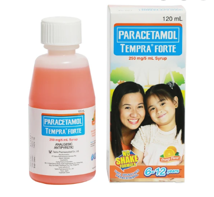 Tempra 1- 5 years old STRAWBERRY Flavor 120 mg / 5 ml 60 ml Syrup