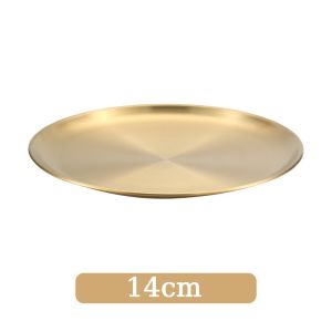 Piring Makan Sultan / Piring Makan Gold / Piring Dekorasi Stainless Steel European Gold