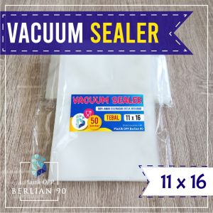 ( Isi 50 Lembar )Plastik Vacuum Sealer 11x16 Cm isi 50 - Plastik Vacuum Makanan