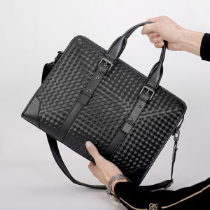 [Da thật] Túi công sở nam nữ da bò thật Túi đựng laptop CD307LD (Đen) 156in - 100% da bò thật BH 3 năm