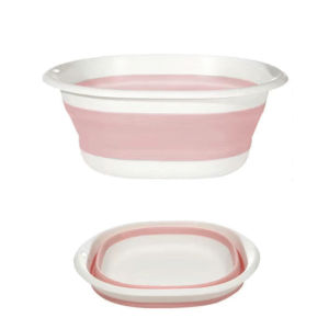 MA0002กะละมังพับได้  3 ไซส์ กะละมังทนความร้อน รุ่นพับเก็บได้ ซิลิโคนอเนกประสงค์ TPR ประหยัดพื้นที่ในการจัดเก็บ ใช้ล้างผัก ซักผ้า