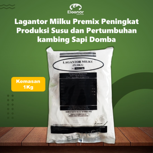 Lagantor Milku 1KG Premix Sapi Pertumbuhan dan Peningkat Produksi Susu Sapi Kambing Perah