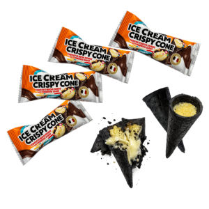 150G Ice Cream Cone Strawberry Yogurt Cocoa Flavor TO KING SHOP