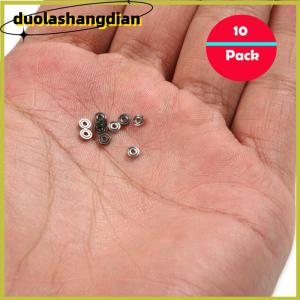 [Duola] 10ชิ้นตลับลูกปืนขนาดเล็ก681ZZ 1x3x1mm ตลับลูกปืนโลหะขนาดเล็กแบบเปิด