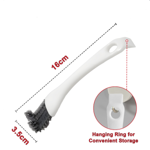 2in1 Grill Cleaning Brush & Scraper Rust Resistant Barbecue BBQ Kitchen Stove Cleaning Tool