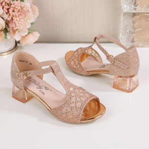 Korean styles heels summer sandals for kids