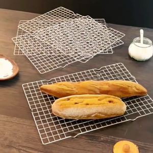 Đa Năng Thép Không Gỉ Vỉ Nướng Giá Nướng Làm Mát Khay Vỉ Nướng Thịt Cho Ngoài Trời Nấu Ăn Và sử dụng nhà bếp