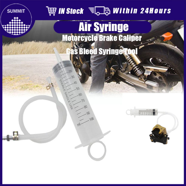 100ML Universal Motorcycle Bleed Set Brake Caliper Gas Oil Bleeder