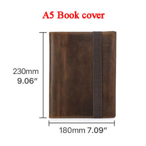 Liên hệ gia đình da thật du khách cổ điển A4 bao đựng notebook Tạp Chí sổ phác thảo handmade Vỏ ốp iPad Pro