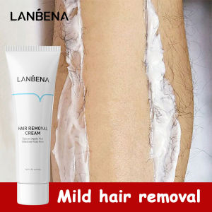 LANBENA Hair Removal Cream & Aloe Vera Repair Lotion After Hair Removal Gentle hair loss No stimulation Deep Moisturizing Body Care Natural Extracts 2Pcs