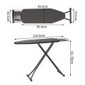 【READY STOCK】ironing board papan gosok baju iron board table foldable，Adjustable height ironing board High temperature resistant fabric（new new upgrade）熨衣服的板. 