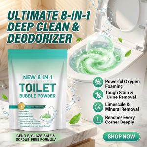 Toilet Deodorizer Powder Scented Toilet Cleaner Long-Lasting Fragrance Bathroom Cleaning Supplies