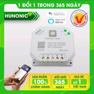 Công Tắc Điều Khiển Đèn Quạt Từ Xa Qua Điện Thoại Hunonic Lahu 2 kênh 4 kênh 220V/500W