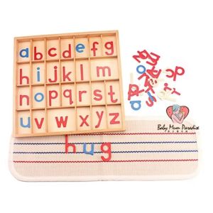 Moveable ABC Alphabet Spelling Wooden Montessori For Children