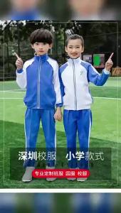 Shenzhen Primary School Uniform Spring and Autumn Long-Sleeved Jacket Boys and Girls Sports Suit Dongguan Uniform School Uniform