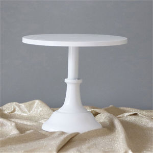 【Local Delivery】 High Quality DIY Decor Tool Metal Iron Cake Stand Birthday Wedding Party Event Round Pedestal Dessert Display Rack White And Black