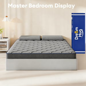 THN ที่นอนยางพาราหนา 5.5 ซม. ออกแบบกันลื่น แก้ปวดหลัง  ที่นอนยางพารา TOPPER 3ฟุต 3.5ฟุต 5ฟุต 6ฟุต พับเก็บได้  แบบนุ่มสบาย บรรเทาอาการปวดหลัง