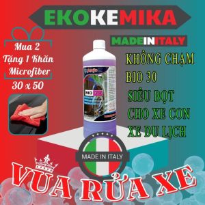 Chai 1 Lít Dung dịch rửa xe không chạm Ekokemika Bio 30 Đậm đặc sạch bóng đẹp phù hợp các loại xe Phukienprocare