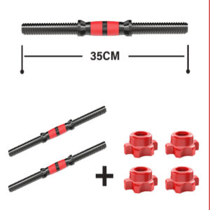 2pcs Threaded Dumbbell Handles 35/47cm Adjustable Dumbbell Bar Handles for Sport Training Workout