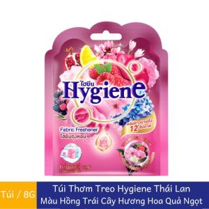 Túi thơm Hygiene Thái Lan EN080 treo tủ quần áo xe ô tô giúp làm thơm khử mùi ẩm mốc 8g