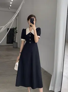 Shop Navy Blue Casual Dress Women online Sep 2024 Lazada .my