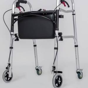 Walking Stick Walking Stick Four-Legged Chair Stool for the Elderly Multi-Functional Crutch Chair Fracture Walker with Wheels and Seat for the Elderly Walker