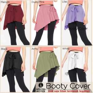 booty cover rok penutup pinggul pantat cover legging senam rok GMY Zumba rok senam rok tali senam