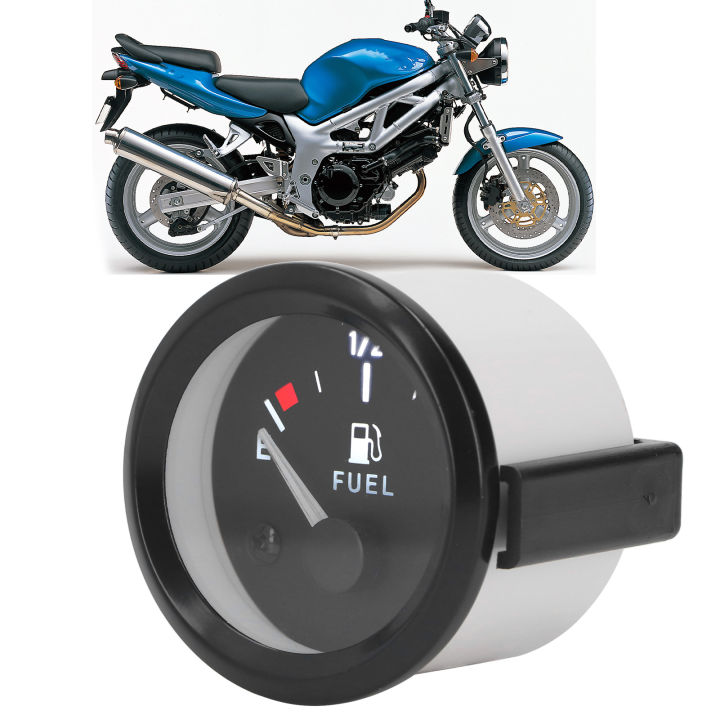 Fuel Gauge Motorcycle Fuel Tank Meter Easy Installation 2in High Sensitivity with LED Backlight