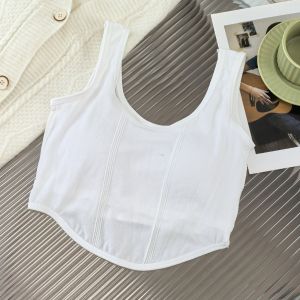 Tanktop Wanita SlimFit Korean Fashion Pakaian Atas Wanita Singlet Motif Polos Tanpa Kawat Tank top Basic Bra With Cup Atasan Wanita PST