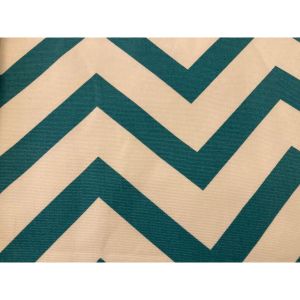 Table Runner dan Bed Runner Chevron Minimalis Hitam Toska untuk Dekorasi Meja dan Tempat Tidur