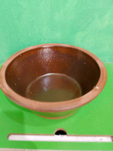 Chậu thau gốm sứ bằng sành 27 cm