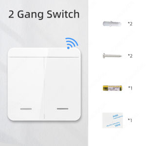 WIFI Mini Light Switch Tuya Smart Home APP Relay Module 433MHz Wall Panel Wireless Voice Control Timer Google Home Alexa 110220V